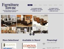 Tablet Screenshot of furnituretowne.net